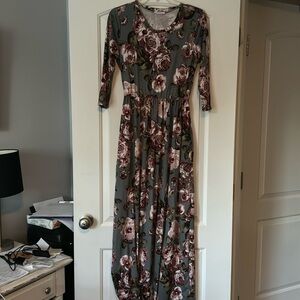 Floral maxi dress